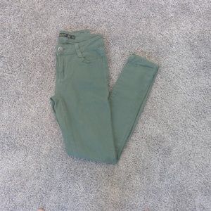 Olive Green Skinny Jeans